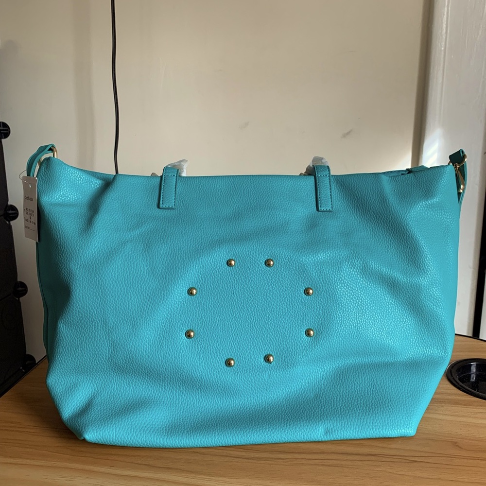 Turquoise tote